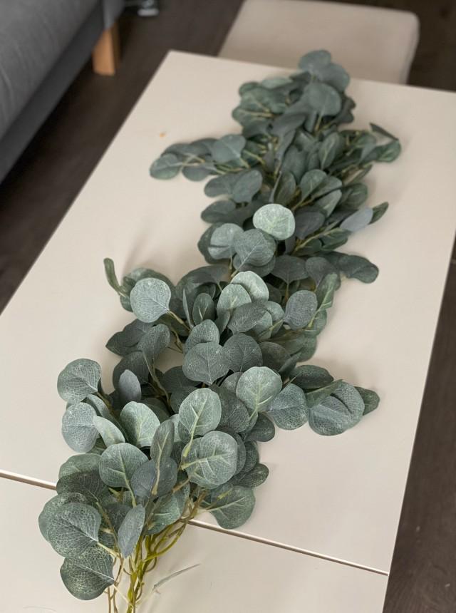 Eucalyptus Garland, Silver Dollar Eucalyptus, Greenery Garland