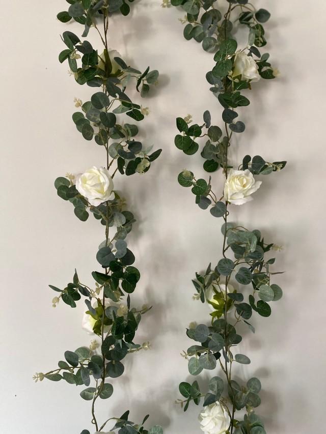 Eucalyptus Garland, Silver Dollar Eucalyptus, Greenery Garland