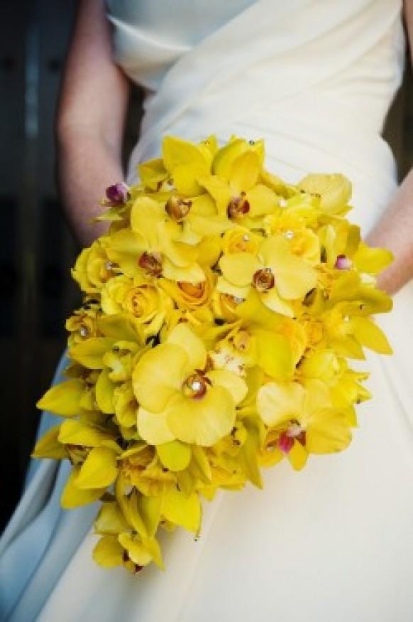 david's bridal sunflower yellow