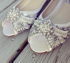wide width wedding shoes for bride