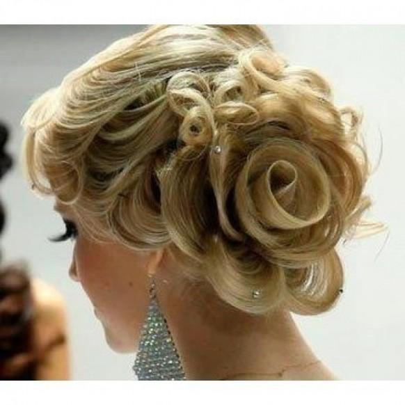 Breathtaking Wedding Rose Side Updo Hairstyle ♥ The Best Wedding ...