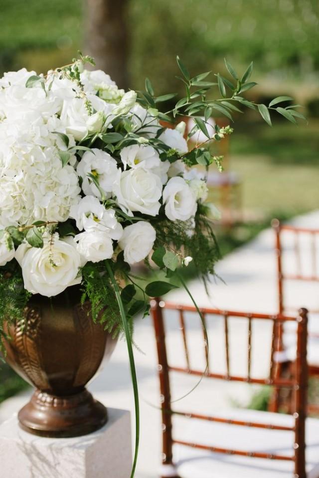 Wedding Theme - Elegant White Altar Arrangement #2047342 - Weddbook