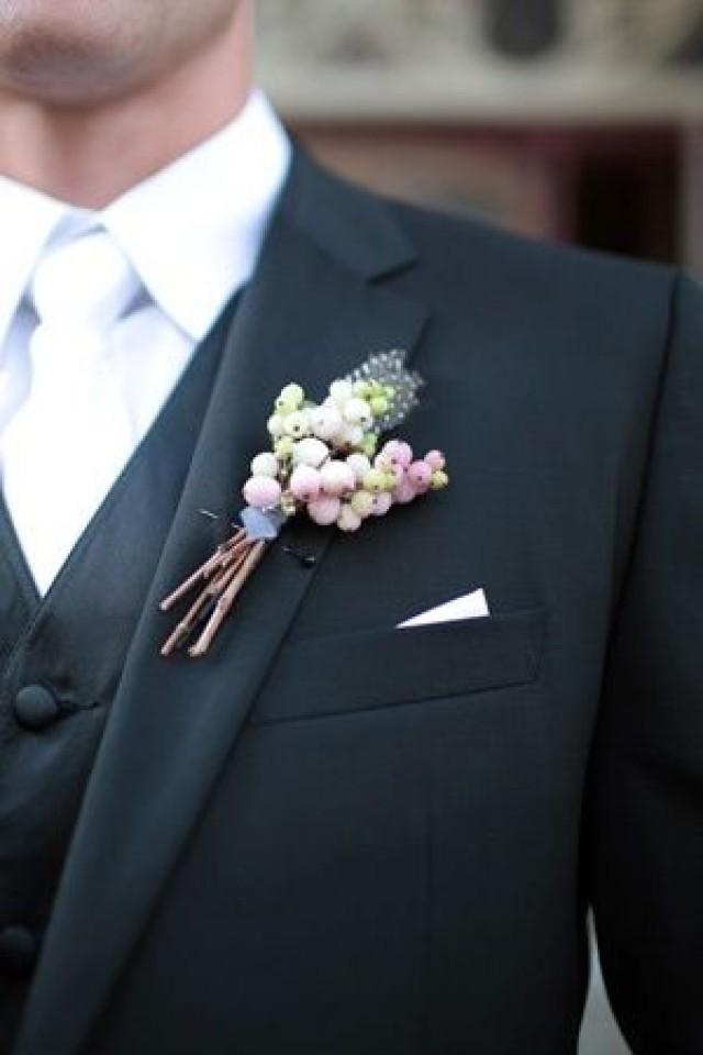 Boutonnieres - Rose Symphorine Boutonnière #2059209 - Weddbook