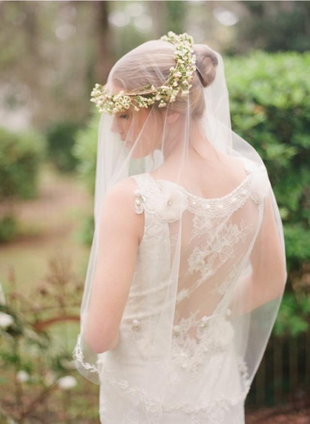 Romantic Wedding - Floral Crown And Veil #2059629 - Weddbook