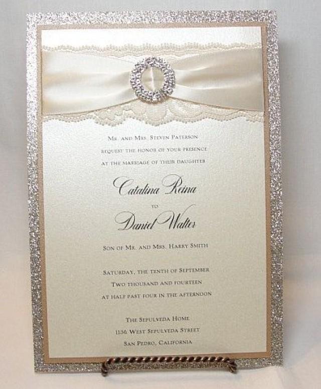 Gold Wedding - Invitation Paper Gold #2076316 - Weddbook