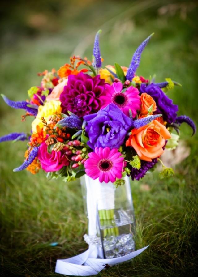 Wedding Nail Designs - Bridal Bouquets Bright And Bold #2082101 - Weddbook
