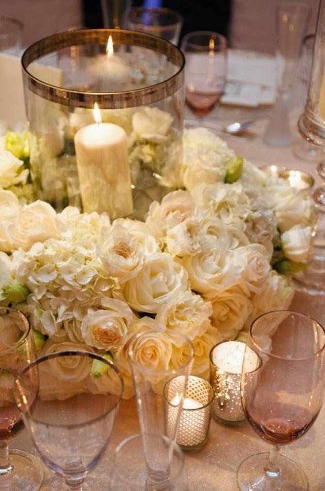 White Carnations, Hydrangeas And Roses Create An Exquisite Wedding ...