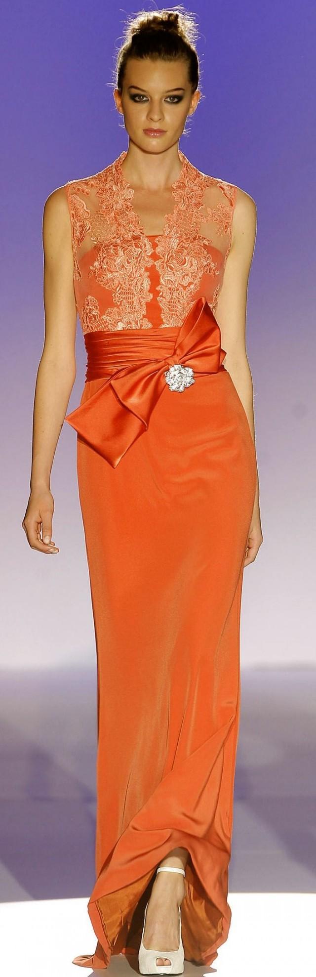 Orange Wedding - Gowns....Orange Obsessions #2134640 - Weddbook