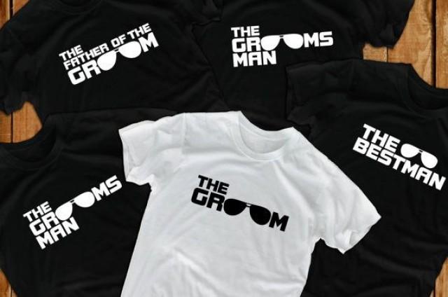 Groom T Shirts (6) Bachelor Party Groomsmen Gift For Groom From Bride ...