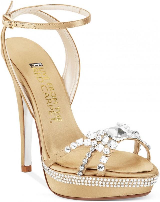 E! Live From The Red Carpet Lola Platform Evening Sandals #2154350 ...