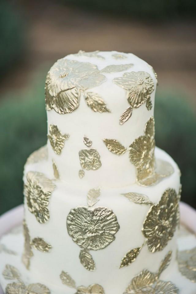 Gold Wedding - White & Gold Wedding Cakes #2176064 - Weddbook