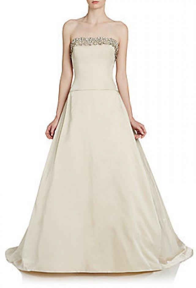 Satin Dresses - Embellished Satin Bridal Gown #2179530 - Weddbook