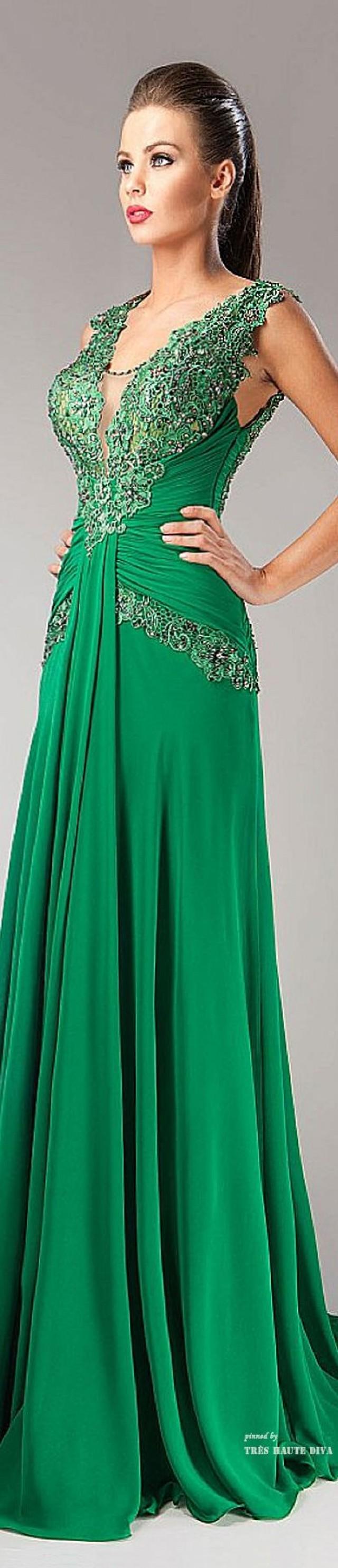 Green Wedding - Gowns.....Gorgeous Greens #2179950 - Weddbook