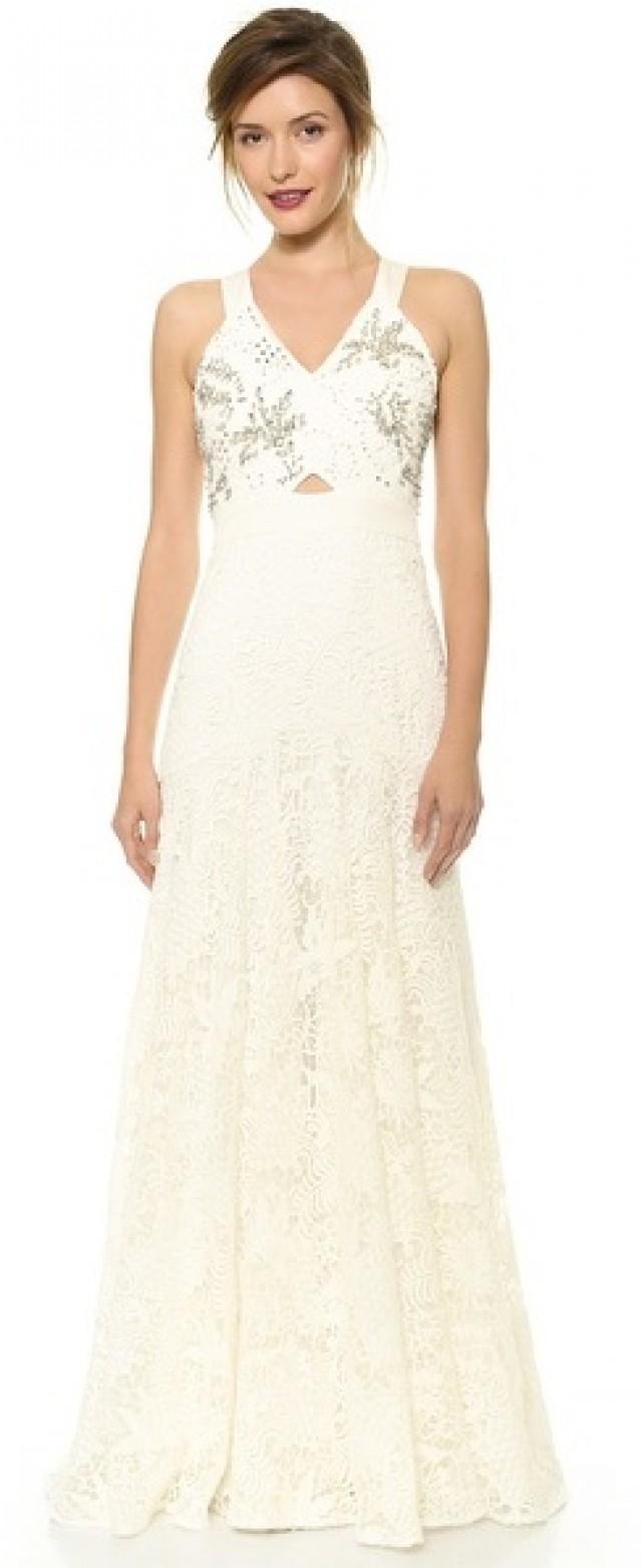 Lace Wedding - Rebecca Taylor Embellished Lace Gown #2196709 - Weddbook