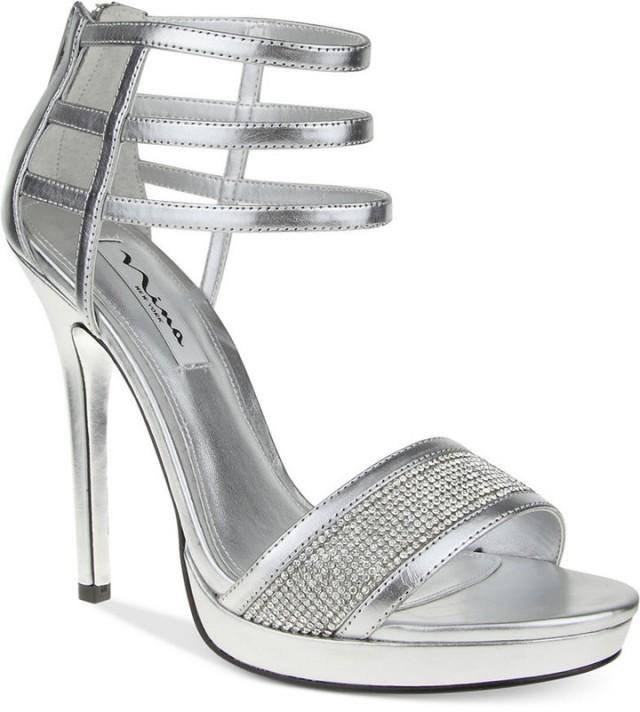 Nina Fable Platform Evening Sandals #2198916 - Weddbook