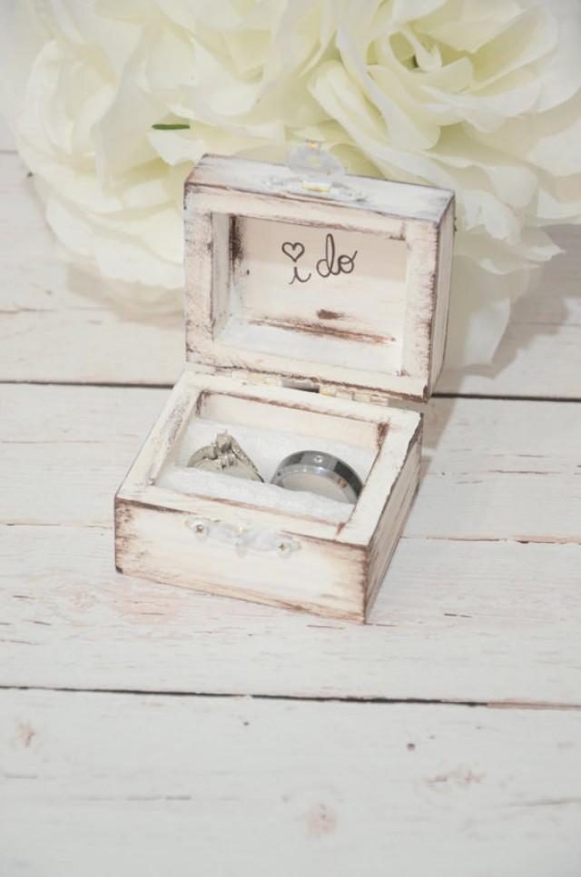Rustic Wedding - Rustic I DO Ring Bearer Box #2215344 - Weddbook