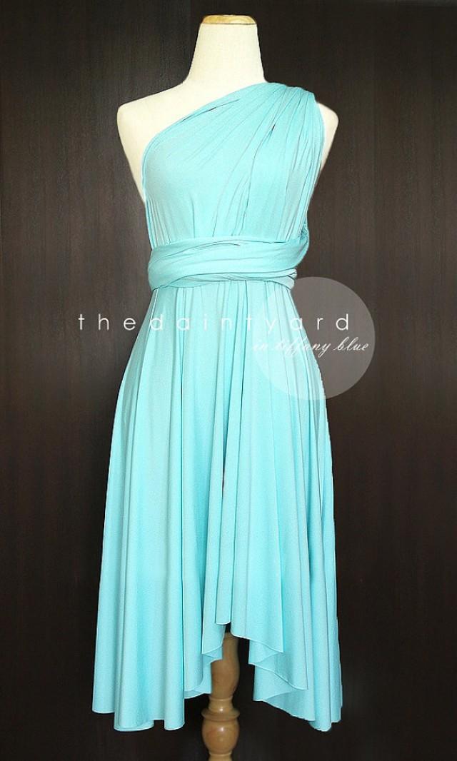 Tiffany Blue Bridesmaid Convertible Dress Infinity Dress Multiway Dress ...