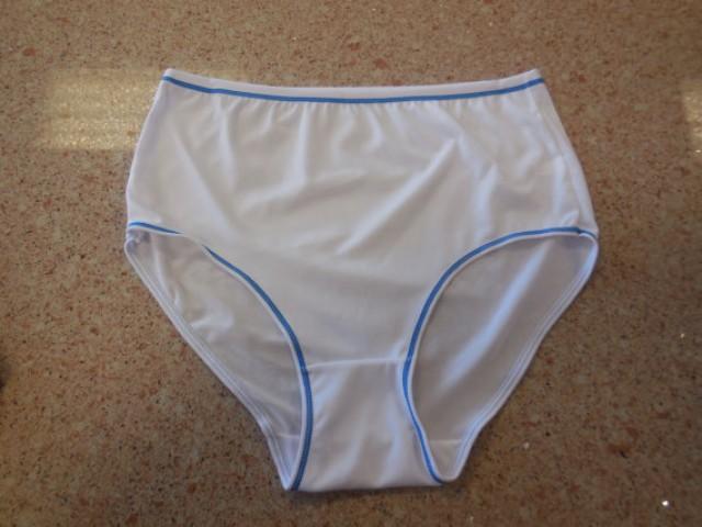 Vintage Panties White Underwear High Waist Grannies Lingerie Plus Size ...