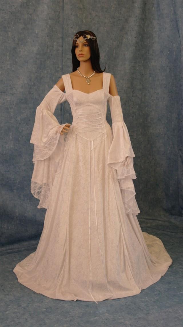 Renaissance Wedding Dress, Medieval Dress, Handfasting Gown, Wedding ...