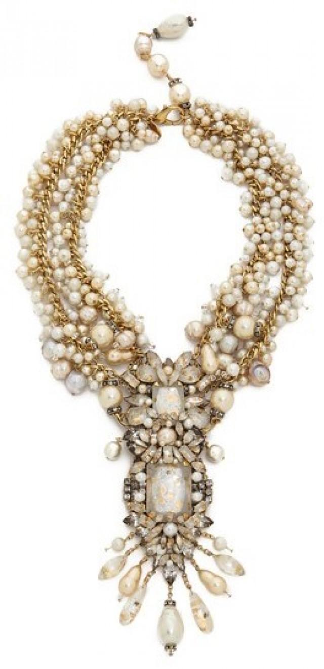 Erickson Beamon Imitation Pearl Necklace #2246000 - Weddbook