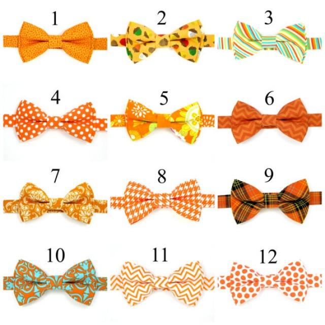 Baby Bow Tie Boys Men Wedding Ties Orange Baby Bow Tie Boys Men Wedding Ties Orange Ring Bearer Pre Tied 2253563 Weddbook