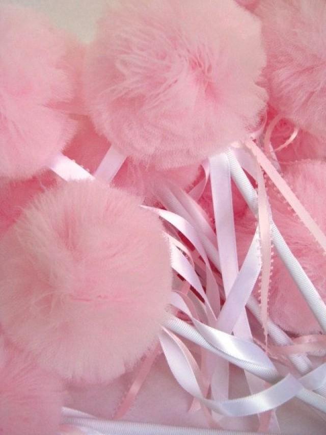 Set Of 6 Readjustable Hanging Tulle Pom Pom Puff Ball Decorations ...