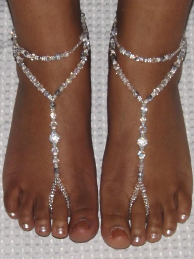 Beach Wedding Barefoot Sandals Foot Jewelry Anklet Destination Wedding ...