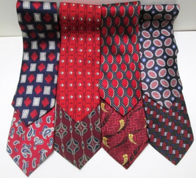 Silk Designer NECKTIES 8 Vintage Italian Silk Ties Geoffrey Beane Wild ...
