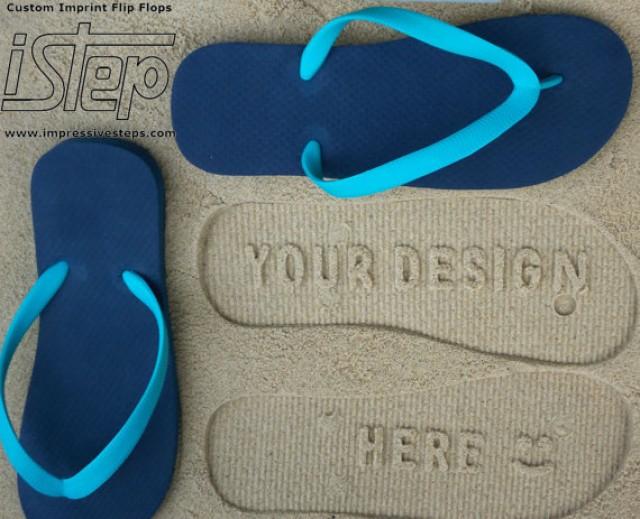 Design Your Own Sand Imprint Flip Flops-Leave Your Message In The Sand ...