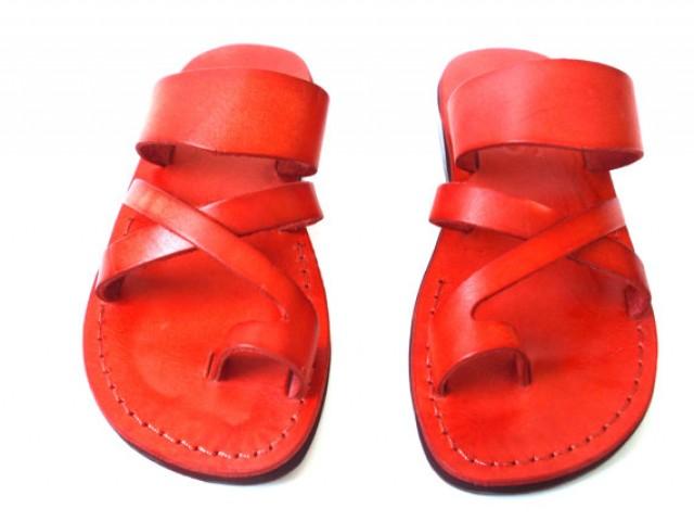 SALE ! New Leather Sandals ROMAN Women's Shoes Thongs Flip Flops Flats ...