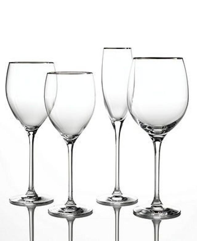 Lenox Stemware, Timeless Platinum Signature Collection #2304241 - Weddbook