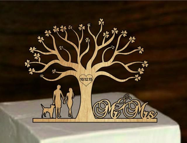 Rustic Wedding Cake Topper - Tree Of Life Wedding Cake Topper, Wedding ...