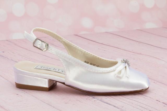 Little Girl's Shoe - Children's Wedding Shoe - Flowergirl Shoe - Custom ...