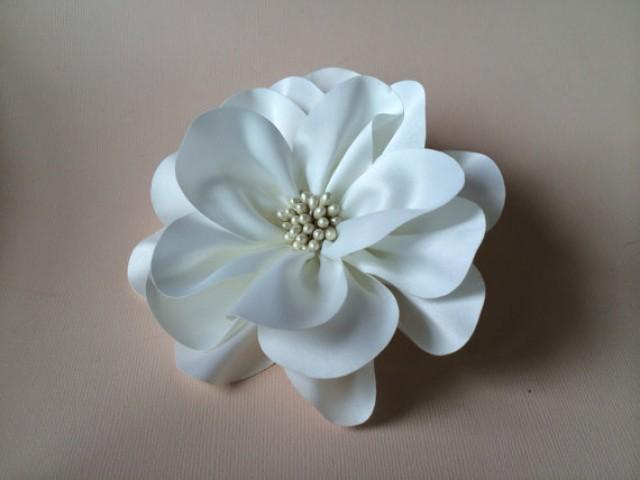 Ivory Hair Clip Or Brooch - Bridal Or Wedding Hair Clip - SASH- BELT ...