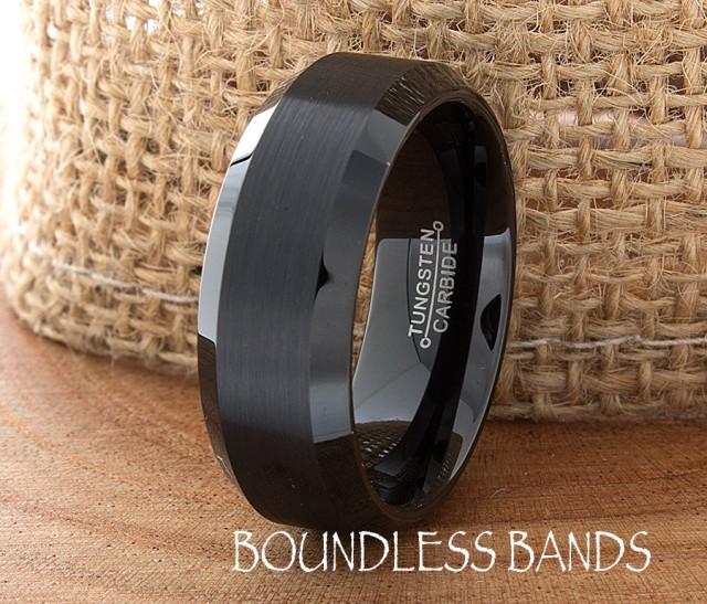 black-tungsten-band-beveled-8mm-custom-l