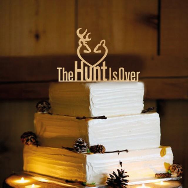 Deer Wedding Cake Topper - Country Wedding Cake Topper - Rustic ...