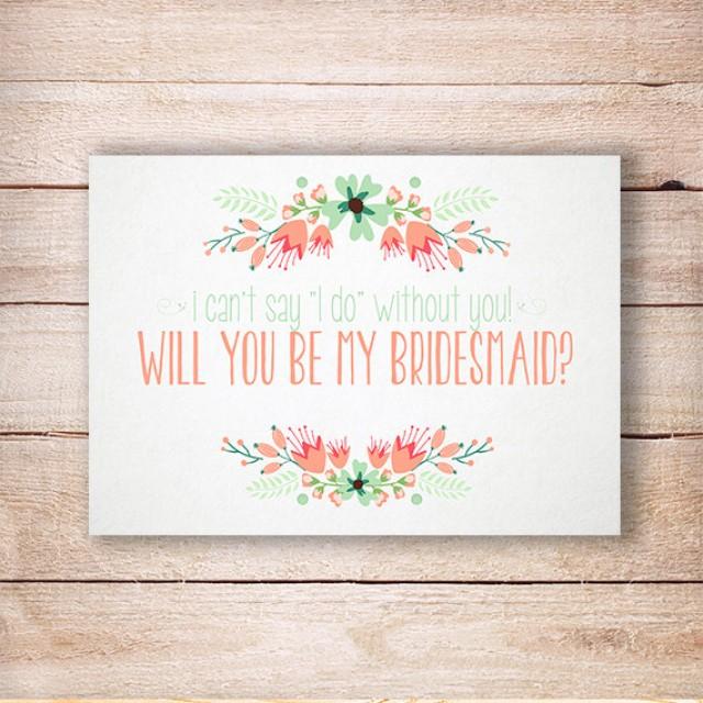 Be My Bridesmaid Invitations 10