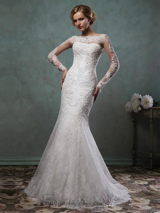 Long Sleeves Mermaid Lace Wedding Dresses #2443139 - Weddbook