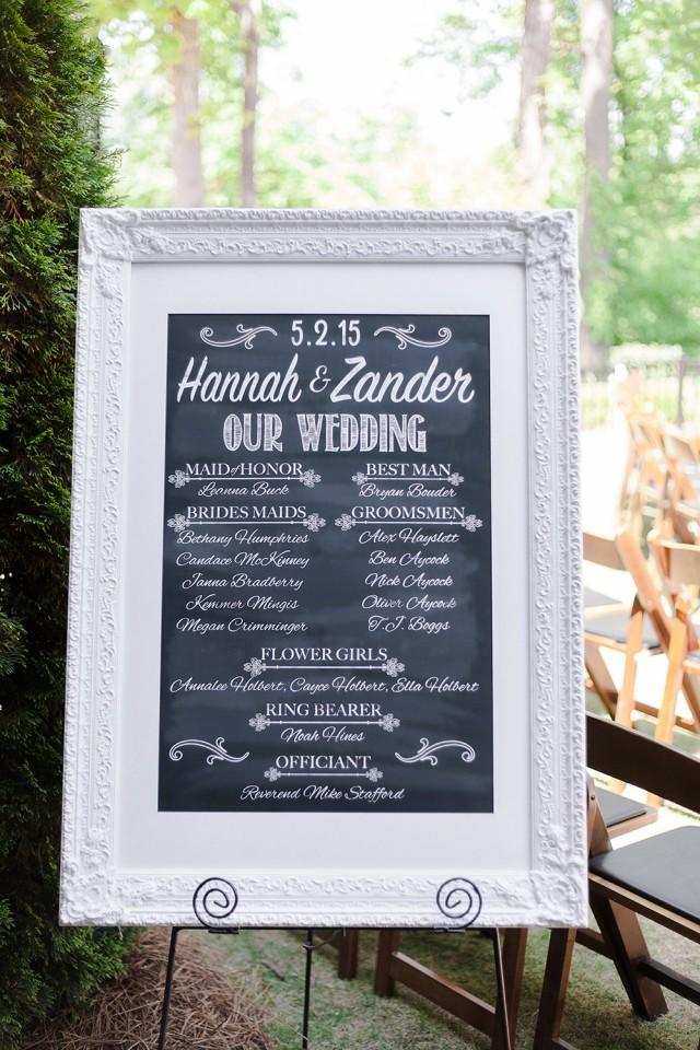 Wedding Programs, Wedding Program Template, Wedding Program Sign ...