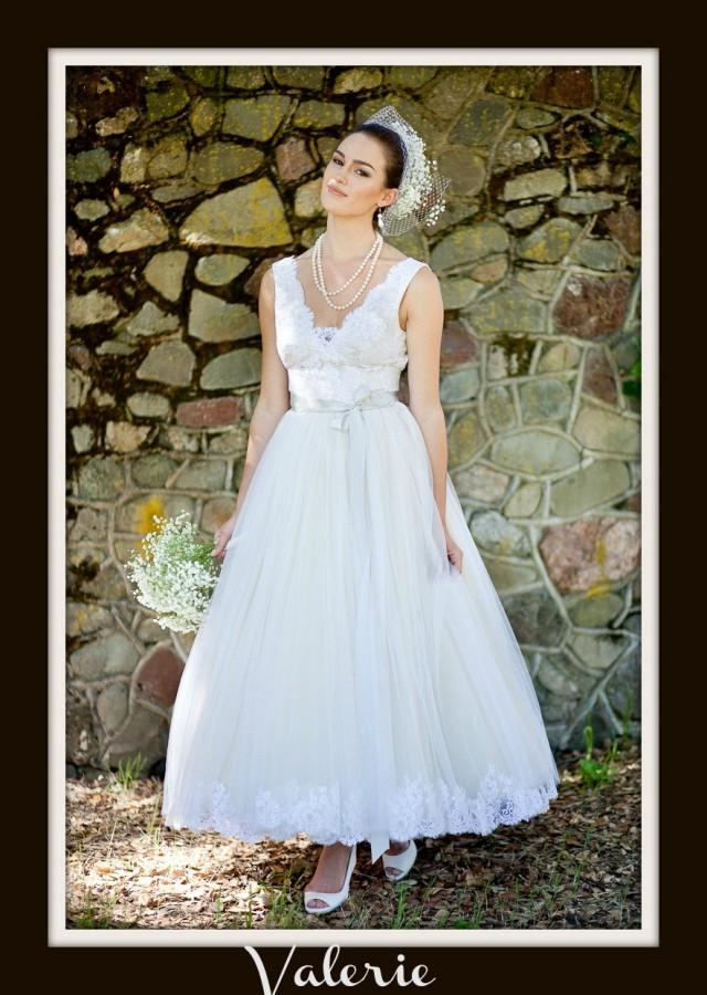 Dress - 1950s Wedding Dress 'VALERIE' #2502746 - Weddbook
