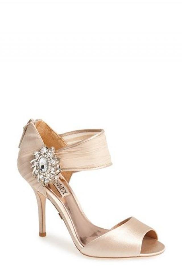 Badgley Mischka 'Gayla' Peep Toe Sandal (Women) #2508361 - Weddbook