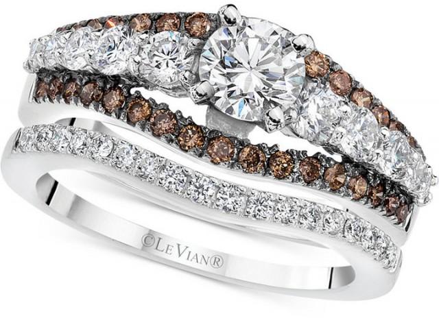 Le Vian Le Vian® Bridal Diamond Bridal Set (1-1/2 Ct. T.w.) In 14k ...