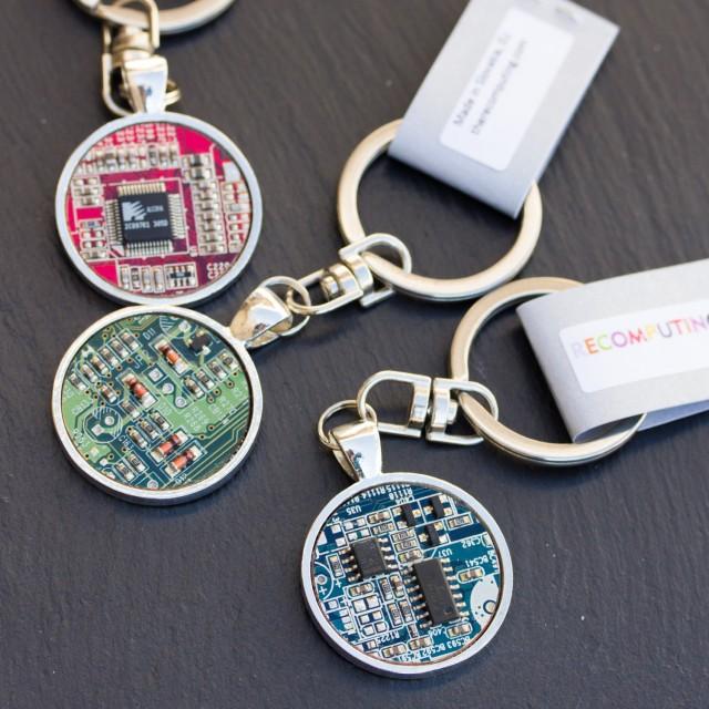 Geeky Keyring Men S Circuit Board Keychain Recycled Gift For Geeky Keyring Men S Circuit Board Keychain Recycled Gift For Him Computer Nerd Repurposed Man 2543779 Weddbook