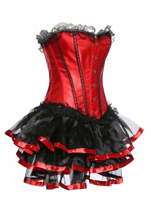 Red Waist Training Corset Lidbjjy1606011200 #2560953 - Weddbook