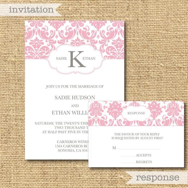 Invitation - Printable Sadie Invitation Set #2569334 - Weddbook