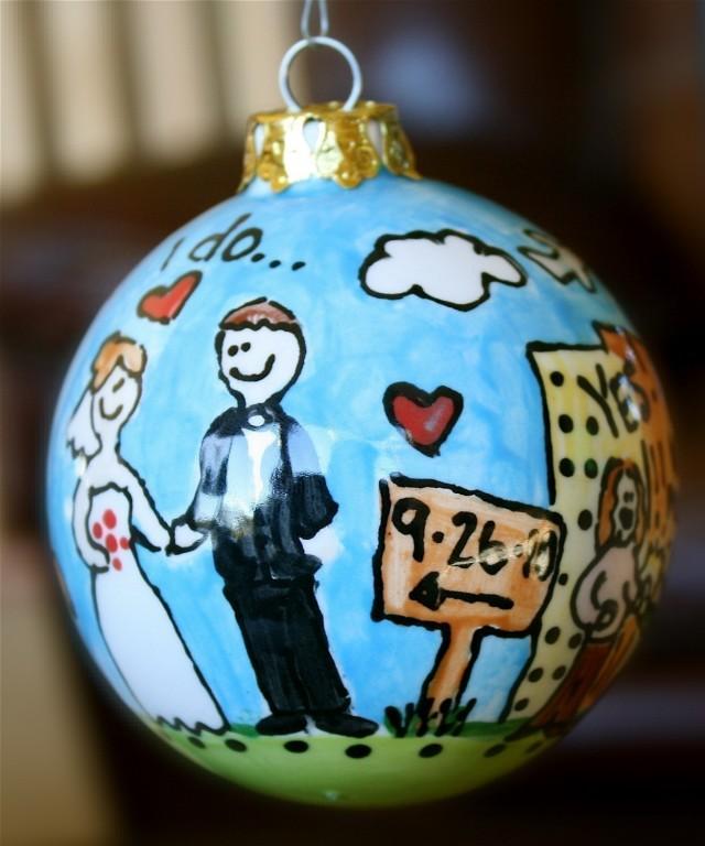 Decor - Personalized Wedding Ornament #2588244 - Weddbook