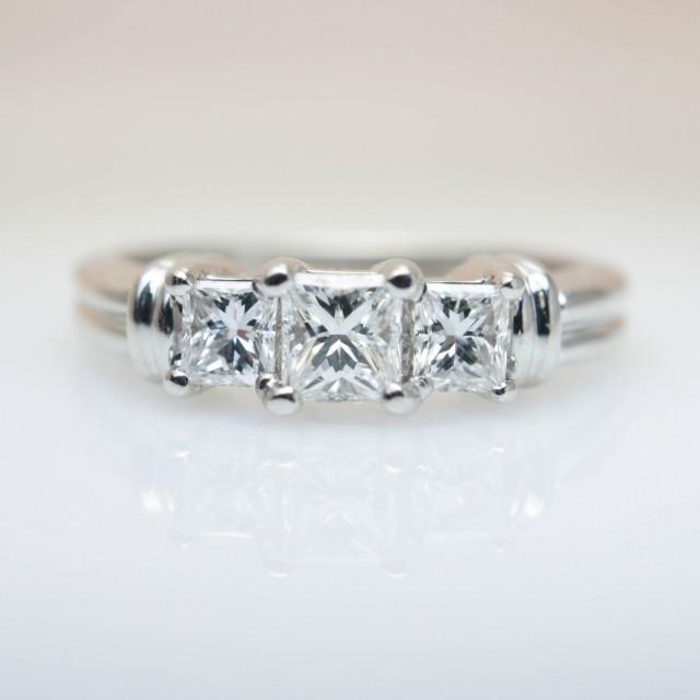 3 Stone Princess Cut Diamond Engagement Ring Wedding 14k White 3 Stone Princess Cut Diamond Engagement Ring Wedding 14k White Gold Band Jewelry 2589788 Weddbook