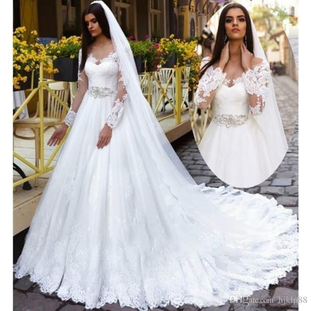 A Line Wedding Dresses 2017 3