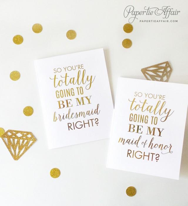 funny bridesmaid proposal will you be my bridesmaid cards will you be my maid of honor flower girl any role script lettering foil