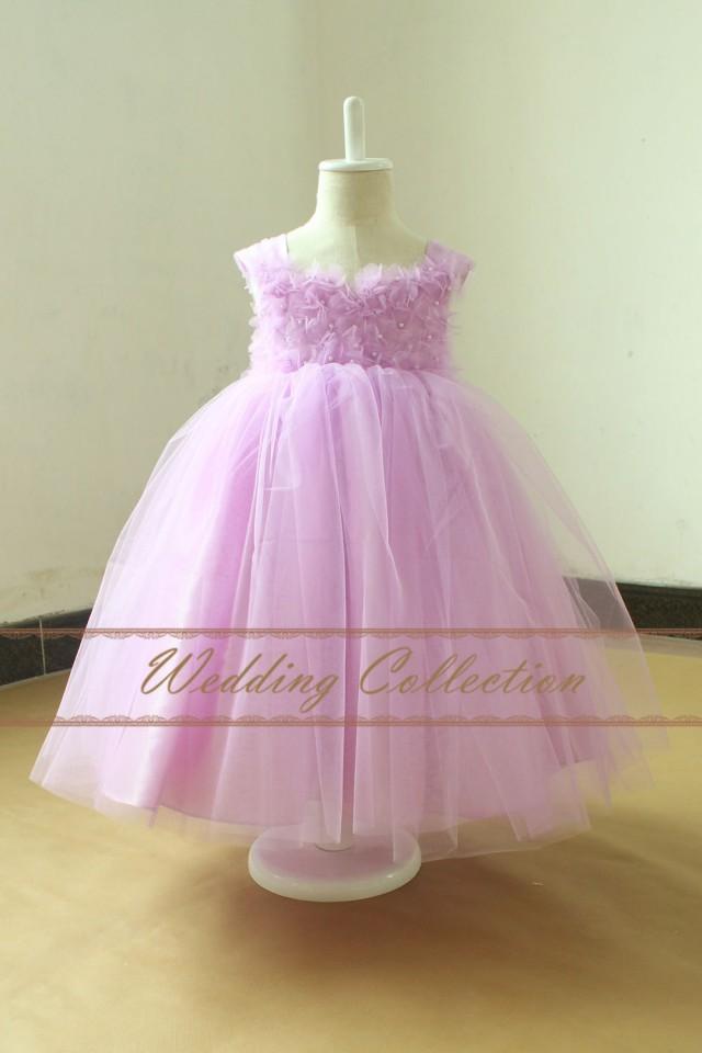 Dress - Light Purple Flower Girl Dress #2649113 - Weddbook